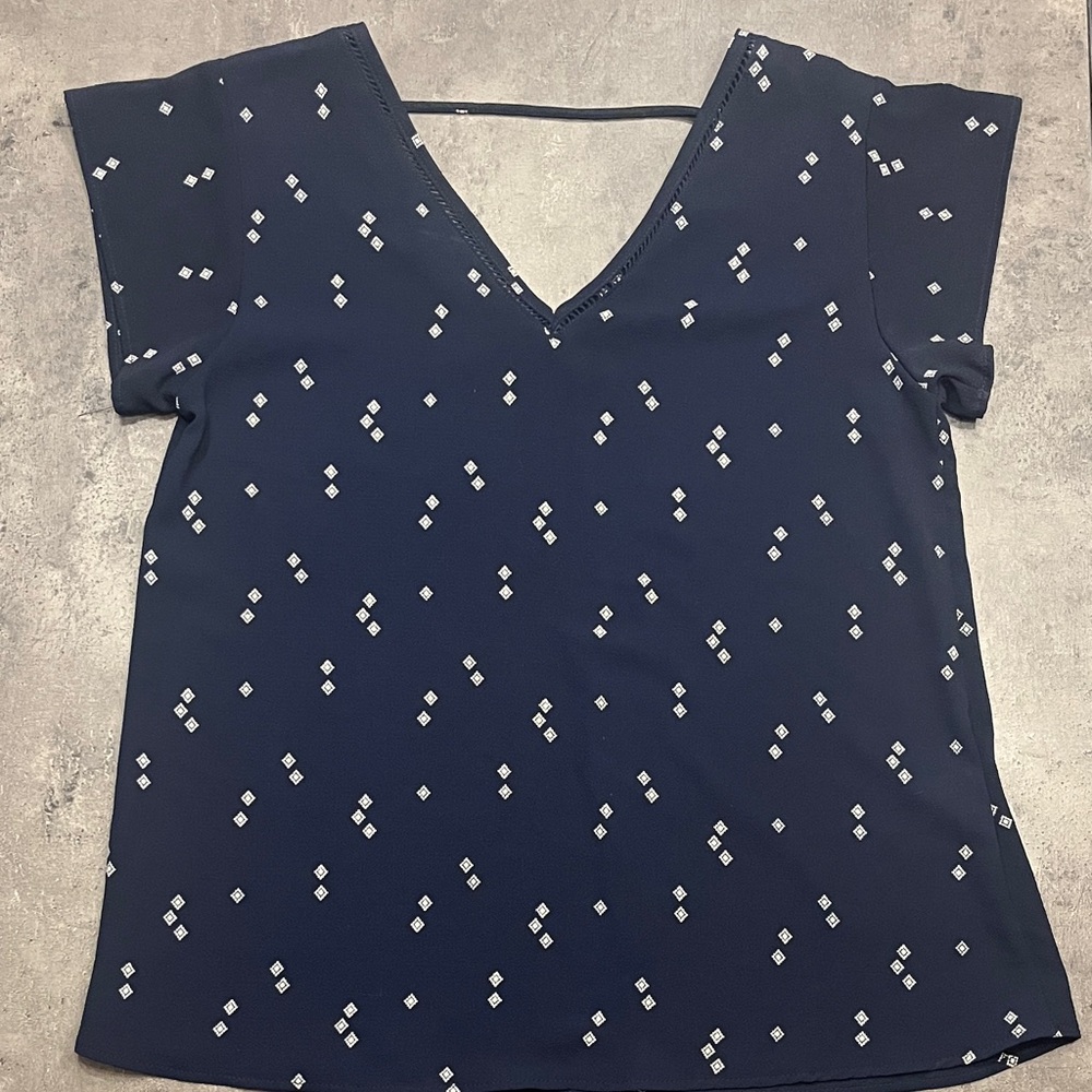 Avalynn Lattice Detail Blouse